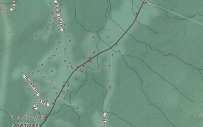 Beautifully Detailed Map of Easton, New Hampshire