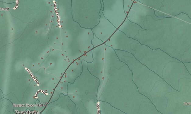 Beautifully Detailed Map of Easton, New Hampshire