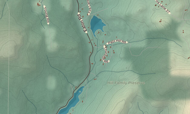 Beautifully Detailed Map of Eaton, New Hampshire