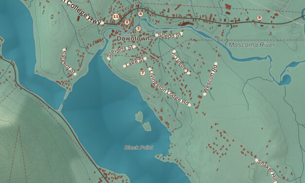 Beautifully Detailed Map of Enfield, New Hampshire