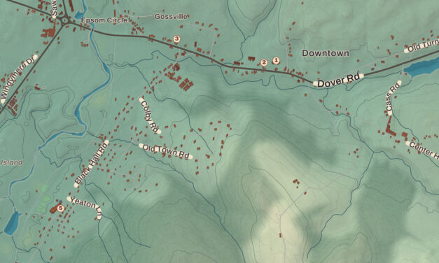 Beautifully Detailed Map of Epsom, New Hampshire