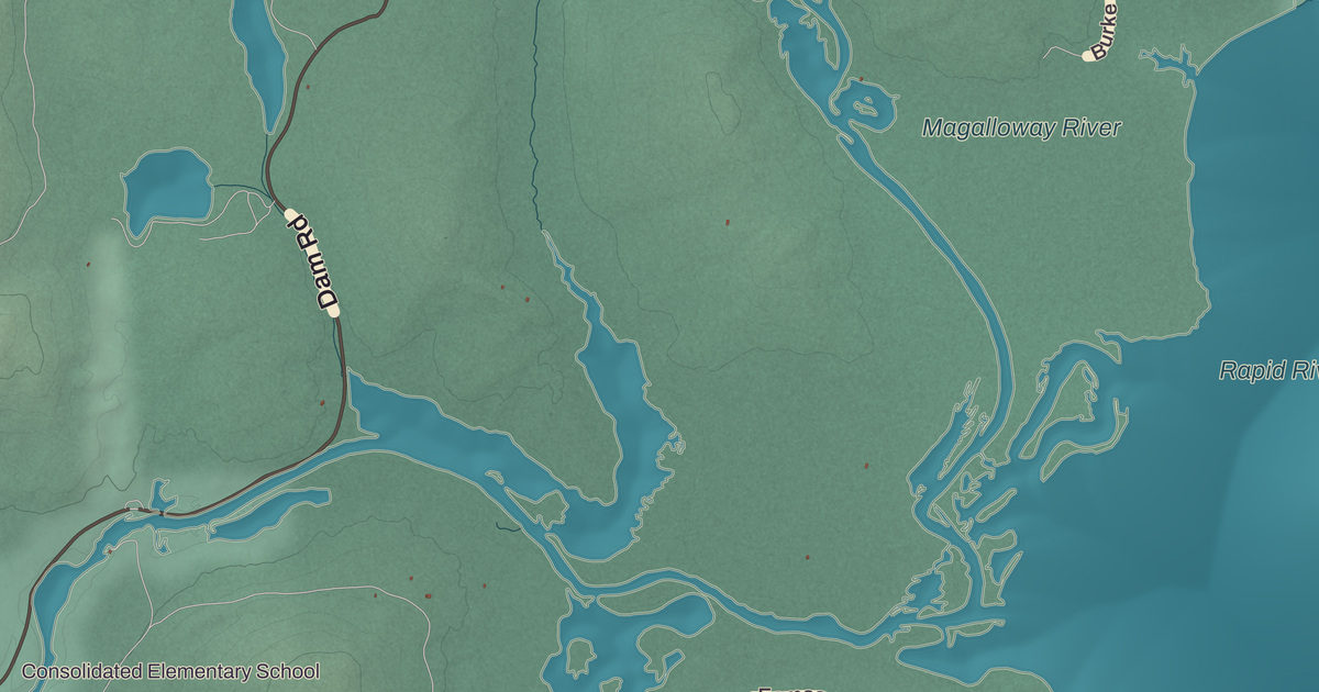 Beautifully Detailed Map of Errol, New Hampshire