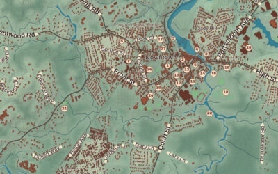 Beautifully Detailed Map of Exeter, New Hampshire