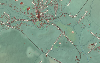 Beautifully Detailed Map of Farmington, New Hampshire