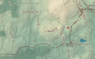 Beautifully Detailed Map of Fitzwilliam, New Hampshire
