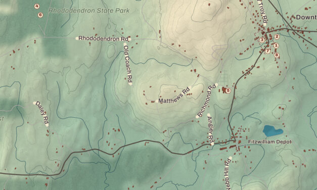 Beautifully Detailed Map of Fitzwilliam, New Hampshire