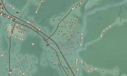 Beautifully Detailed Map of Franconia, New Hampshire