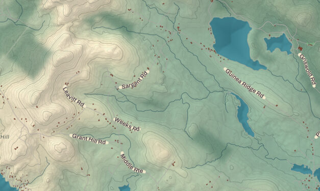 Beautifully Detailed Map of Gilmanton, New Hampshire