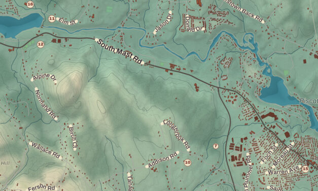 Beautifully Detailed Map of Goffstown, New Hampshire