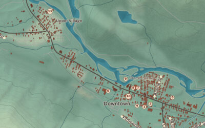 Beautifully Detailed Map of Gorham, New Hampshire