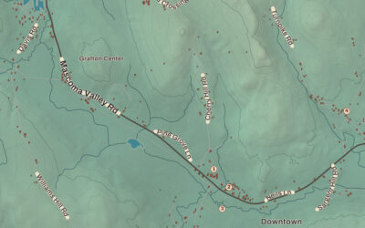 Beautifully Detailed Map of Grafton, New Hampshire
