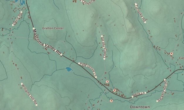 Beautifully Detailed Map of Grafton, New Hampshire