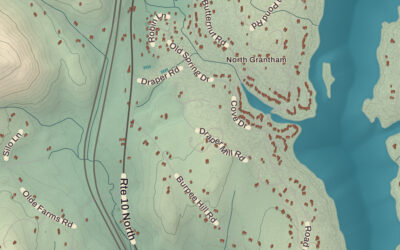 Beautifully Detailed Map of Grantham, New Hampshire