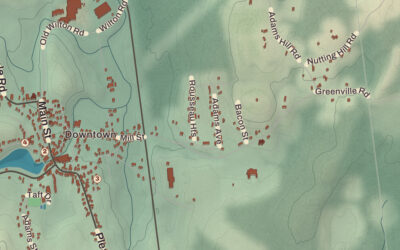 Beautifully Detailed Map of Greenville, New Hampshire