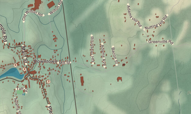 Beautifully Detailed Map of Greenville, New Hampshire
