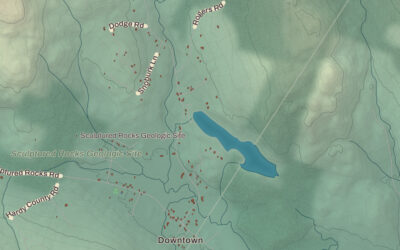 Beautifully Detailed Map of Groton, New Hampshire