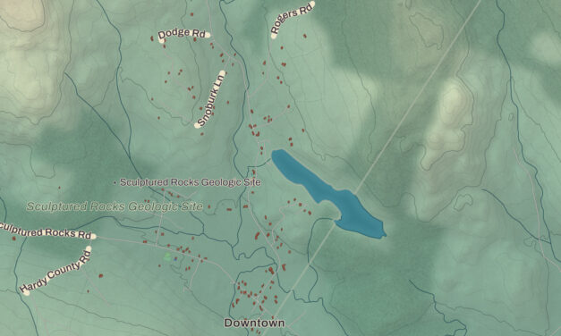 Beautifully Detailed Map of Groton, New Hampshire