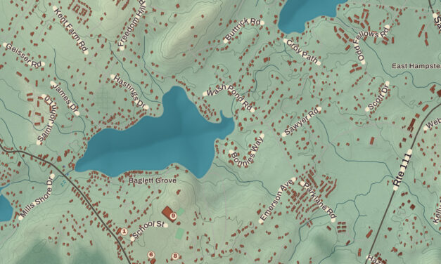 Beautifully Detailed Map of Hampstead, New Hampshire