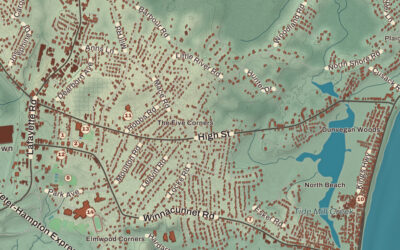 Beautifully Detailed Map of Hampton, New Hampshire