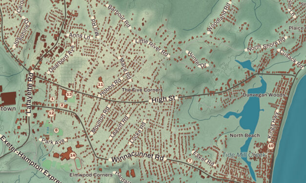 Beautifully Detailed Map of Hampton, New Hampshire