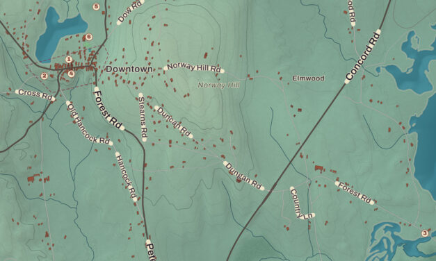Beautifully Detailed Map of Hancock, New Hampshire
