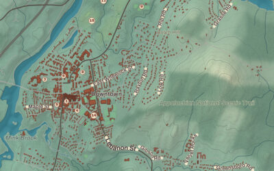 Beautifully Detailed Map of Hanover, New Hampshire