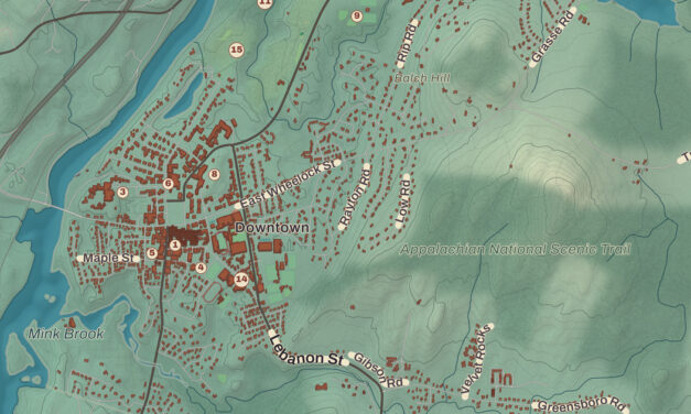 Beautifully Detailed Map of Hanover, New Hampshire