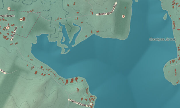 Beautifully Detailed Map of Hebron, New Hampshire