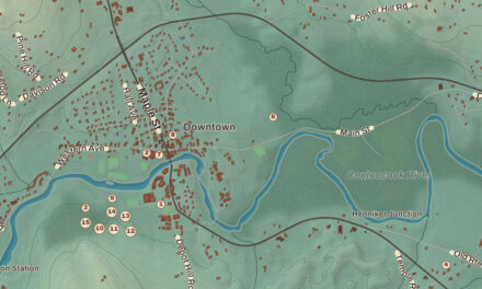 Beautifully Detailed Map of Henniker, New Hampshire