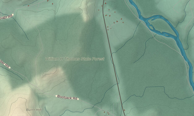 Beautifully Detailed Map of Hill, New Hampshire