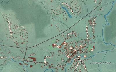Beautifully Detailed Map of Hillsborough, New Hampshire