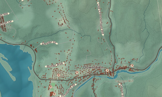Beautifully Detailed Map of Hinsdale, New Hampshire