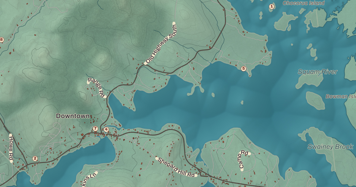 Beautifully Detailed Map of Holderness, New Hampshire