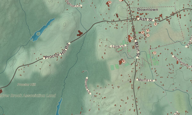 Beautifully Detailed Map of Hollis, New Hampshire