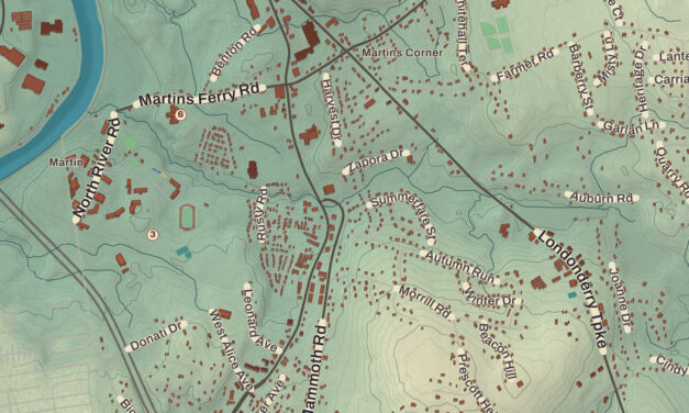 Beautifully Detailed Map of Hooksett, New Hampshire