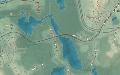 Beautifully Detailed Map of Hopkinton, New Hampshire