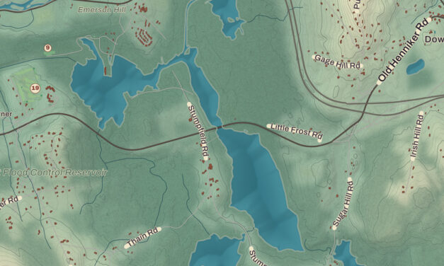 Beautifully Detailed Map of Hopkinton, New Hampshire
