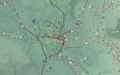 Beautifully Detailed Map of Jackson, New Hampshire