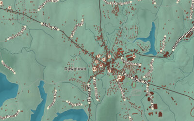 Beautifully Detailed Map of Jaffrey, New Hampshire
