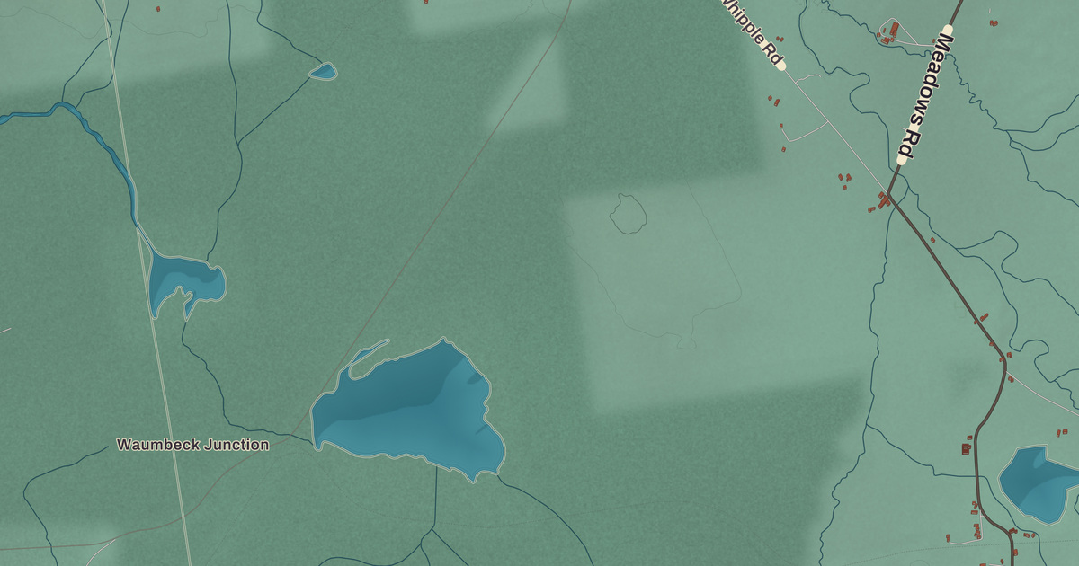 Beautifully Detailed Map of Jefferson, New Hampshire