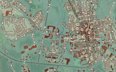 Beautifully Detailed Map of Keene, New Hampshire