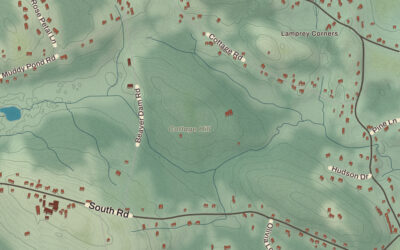Beautifully Detailed Map of Kensington, New Hampshire