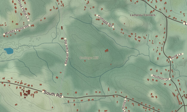 Beautifully Detailed Map of Kensington, New Hampshire