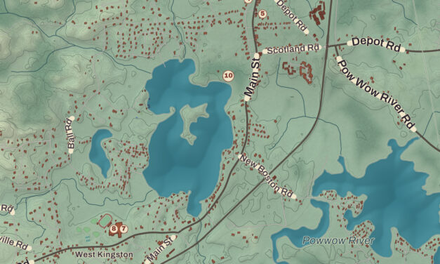Beautifully Detailed Map of Kingston, New Hampshire