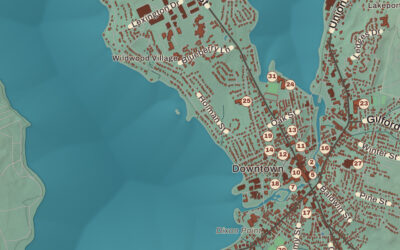 Beautifully Detailed Map of Laconia, New Hampshire