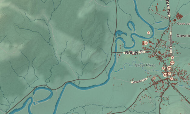 Beautifully Detailed Map of Lancaster, New Hampshire