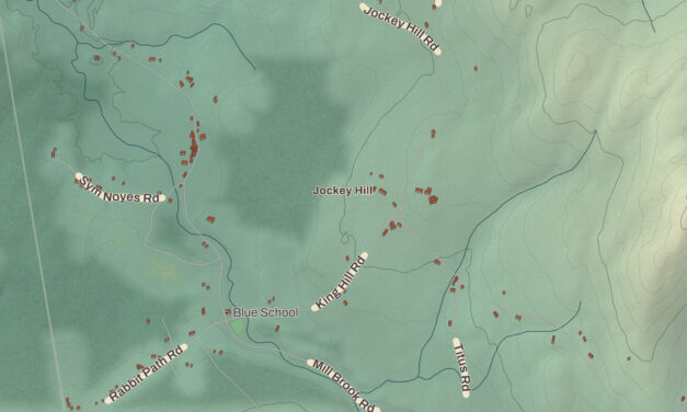 Beautifully Detailed Map of Landaff, New Hampshire