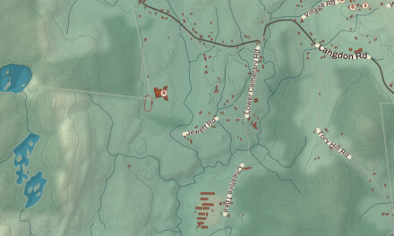 Beautifully Detailed Map of Langdon, New Hampshire