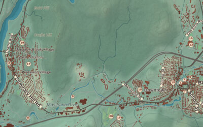 Beautifully Detailed Map of Lebanon, New Hampshire