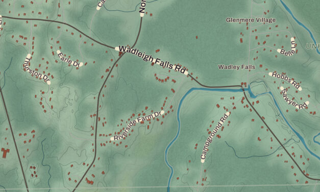 Beautifully Detailed Map of Lee, New Hampshire